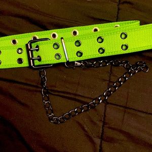 Neon emo belt